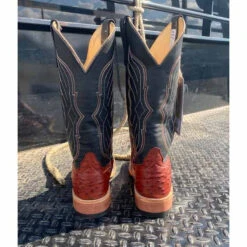 Anderson Bean Almond Full Quill Ostrich Boots -Shoe Promotion Store IMG 6729