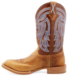 Twisted X Men's 12" Rancher Square Toe Boot Peanut/Blue