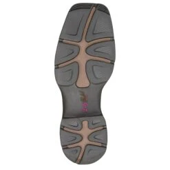 Durango Women's Rebel Purple And Brown Square Toe Boot -Shoe Promotion Store RD3576 outsole