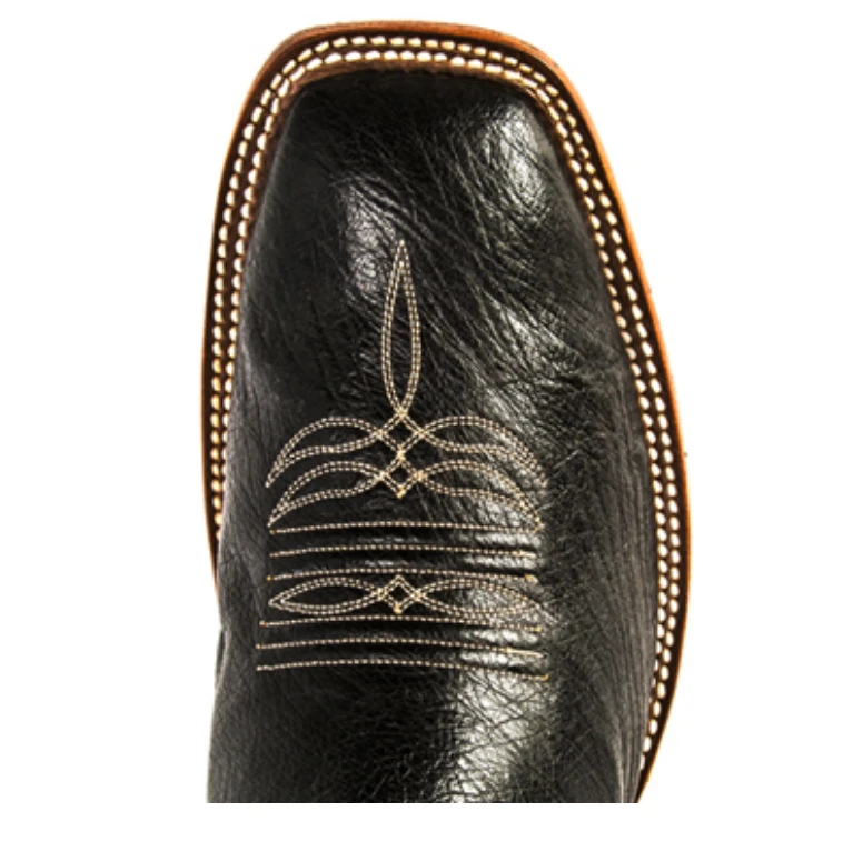 Rios Of Mercedes, Black Smooth Quill Ostrich Square Toe 8 Rios Of Mercedes, Black Smooth Quill Ostrich Square Toe - Image 6