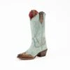 Dusty Blue Tooled Tip Western Ferrini Madison Boots -Shoe Promotion Store Screenshot2023 01 25123948