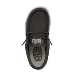Heydude Hey Dude Wally Youth Slub Canvas Grey -Shoe Promotion Store Screenshot2023 05 23105946