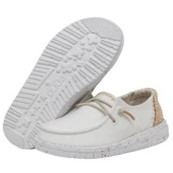 Heydude Hey Dude Youth Wendy Chambray Woven White Sand -Shoe Promotion Store Screenshot2023 05 25111103