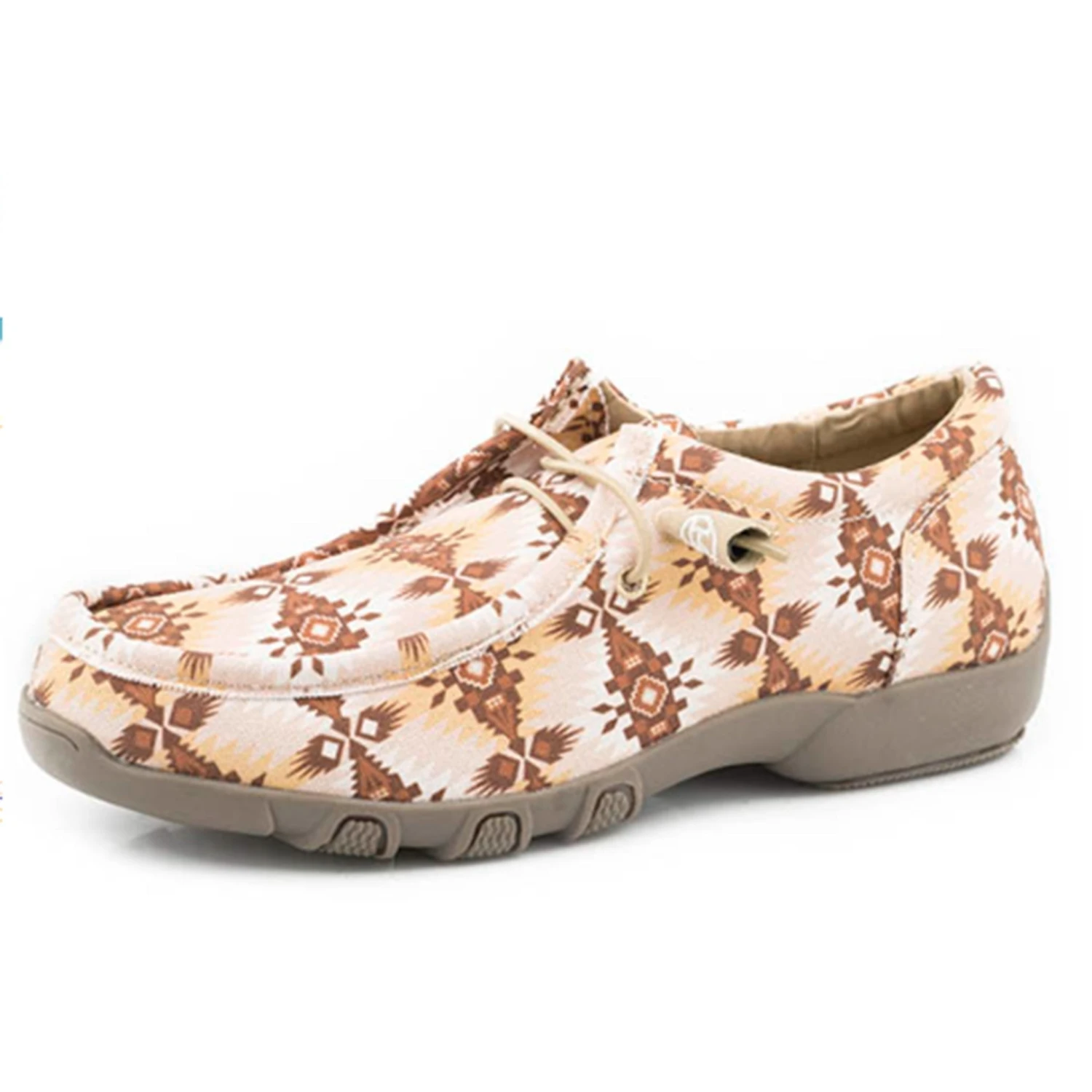 Roper Tan Aztec Canvas Shoe 3 Roper Tan Aztec Canvas Shoe
