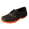 Twisted X Youth Orange And Black Driving Moc -Shoe Promotion Store Twisted X 1851 55f5ad53 5b37 4565 bb79 2813d5e93ef6