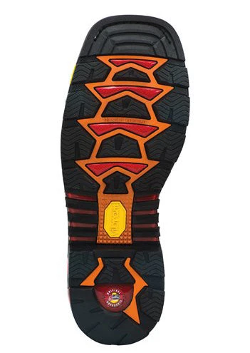 Justin Men's Brown And Black Tanker Steel Toe Boot 4 Justin Men's Brown And Black Tanker Steel Toe Boot - Image 2