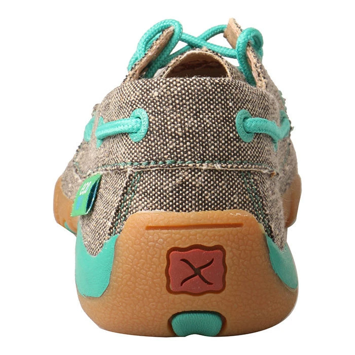 Twisted X Youth Dust & Turquoise ECO Driving Moc 4 Twisted X Youth Dust & Turquoise ECO Driving Moc - Image 2