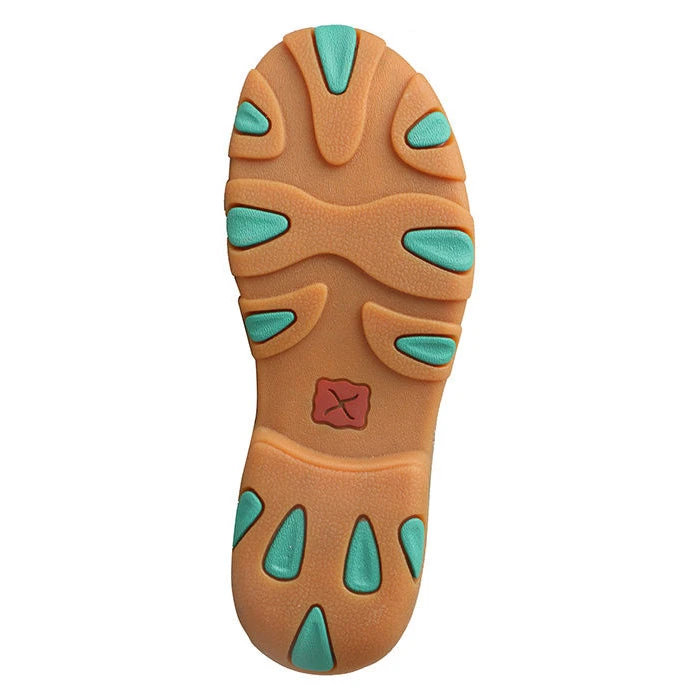 Twisted X Youth Dust & Turquoise ECO Driving Moc 5 Twisted X Youth Dust & Turquoise ECO Driving Moc - Image 3