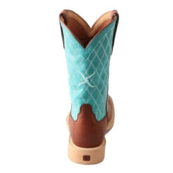 Twisted X Kids Brown/Turquoise Boot -Shoe Promotion Store YHY0006.06
