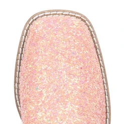 Girl's Ariel Pastel Glitter Square Toe Boots -Shoe Promotion Store media 16628.1633104511