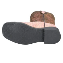 Girl's Ariel Pastel Glitter Square Toe Boots -Shoe Promotion Store media 16963.1633104512