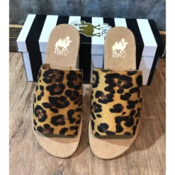 Leopard Slide Sandal