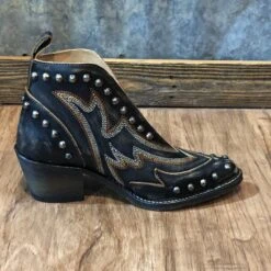 Circle G Distressed Studded Bootie 8 Circle G Distressed Studded Bootie -Shoe Promotion Store studbootieright