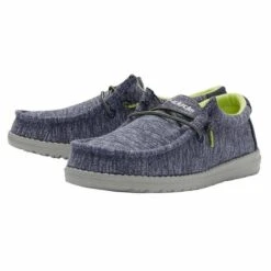 Heydude Hey Dude Youth Wally Stretch Navy -Shoe Promotion Store youthnavy2 5194346b 87d7 4f04 87fa c052cf827ddf