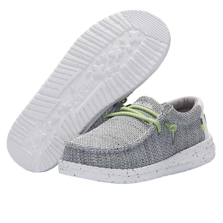 Heydude Hey Dude Youth Wally Stone White 4 Heydude Hey Dude Youth Wally Stone White - Image 2